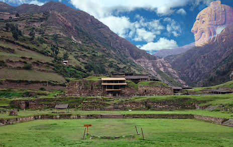 "Another view of Chavin's ‎Center"