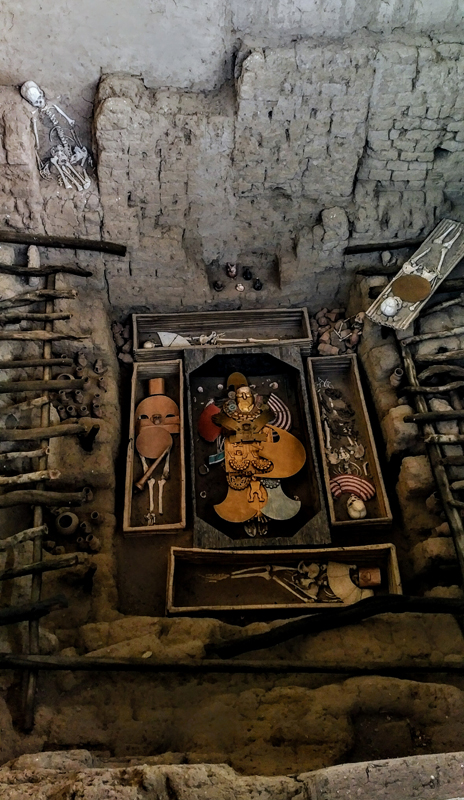 Lord of Sipan Tumb found in 1987 at the in situ Huaca Rajada pyramids